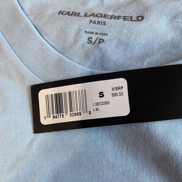 Karl Lagerfeld Paris - Lego Karl Tee, Blue *RARE* - Picture 3 of 3